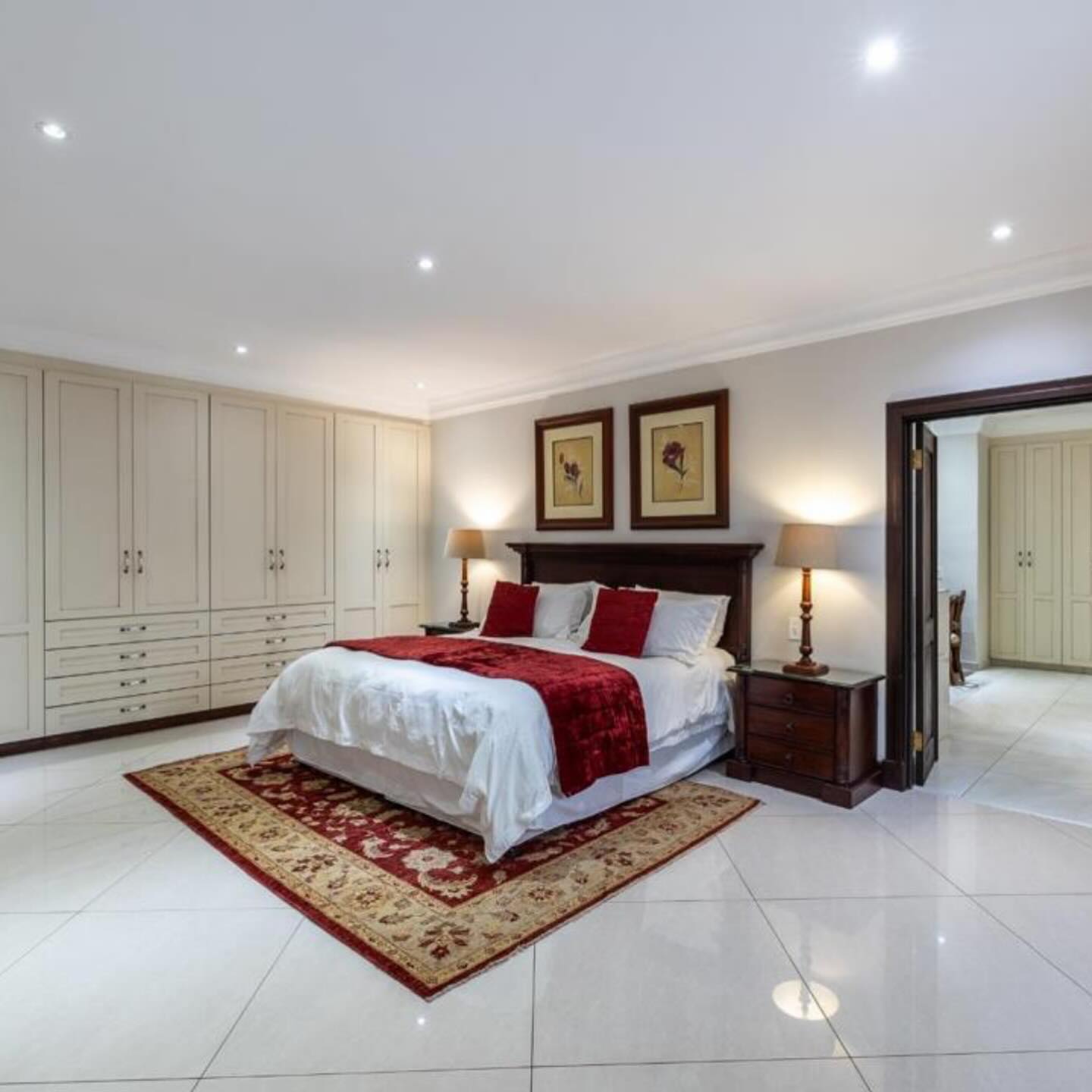 A home organised and staged for property photography, with furniture and decorative details composed to present the space at its best.